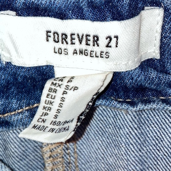 Denim Dress Overalls Jumper Mini - Picture 3 of 6